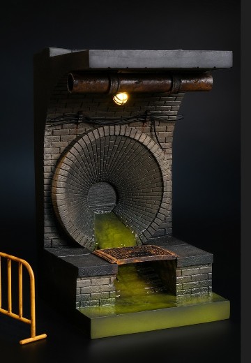 模块系列 S006 美漫下水道场景 灰褐色