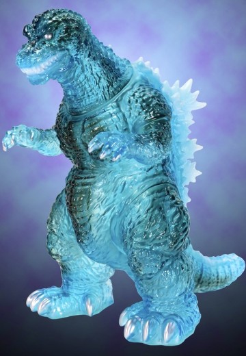 大复古软胶系列 哥斯拉（2001）高热透蓝版