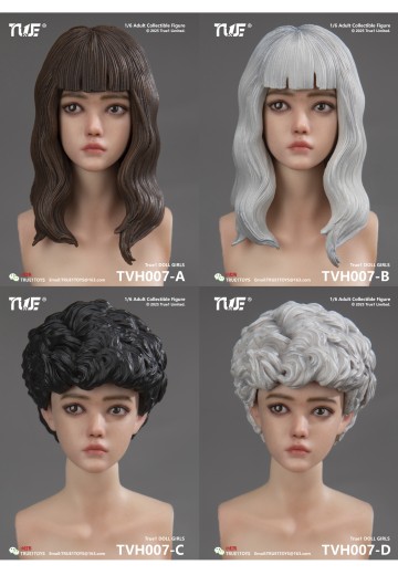 TVH007 妮妮 滴胶可动眼1:6女头 | Hpoi手办维基