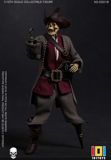 ES018 掌上精灵系列 骷髅海盗铁钩船长 | Hpoi手办维基