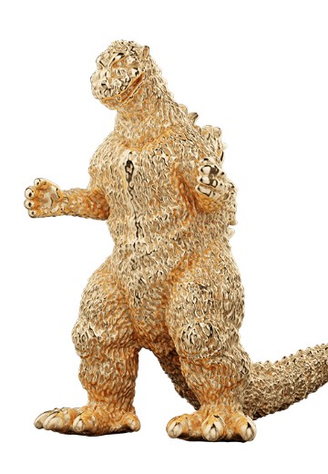 哥斯拉（1954）迷你人偶黄金模型（18K黄金） | Hpoi手办维基