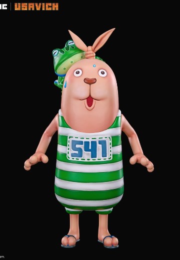 娱乐时间系列 逃亡兔 搪胶摆件 普京 | Hpoi手办维基