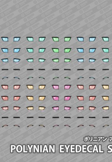 机械新人类 眼睛水贴套装 MOTOROID 03