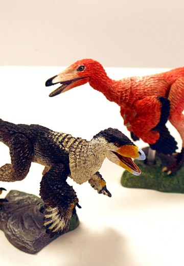 西方2件装-冈氏鹫盗龙和幼年不等细爪龙- 1/6可动玩偶 | Hpoi手办维基