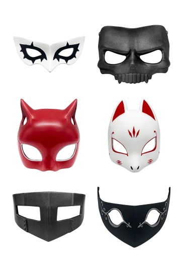 女神异闻录5 皇家版 复制品面具 雨宫莲/坂本龙司/高卷杏/喜多川祐介/新岛真/ 芳泽霞 | Hpoi手办维基