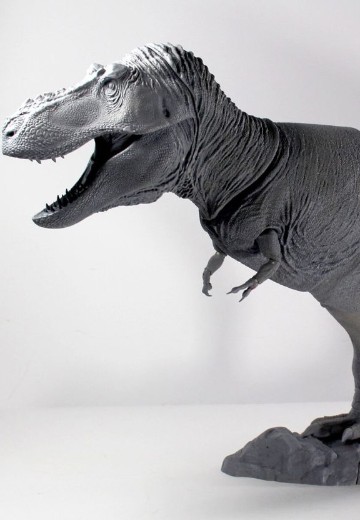 霸王龙(灰色)- 1/18可动玩偶 | Hpoi手办维基