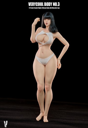 3号素体 丰满体型 铂金硅胶女素体 粉白/自然/小麦肤色 | Hpoi手办维基