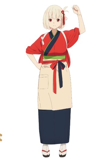 粘土娃 莉可丽丝 锦木千束 莉可莉可咖啡店制服 | Hpoi手办维基