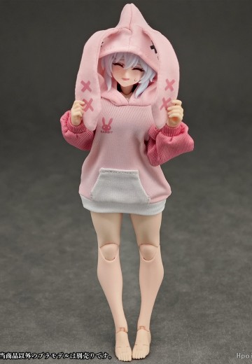 派对动物女孩 家居服 兔子连帽衫