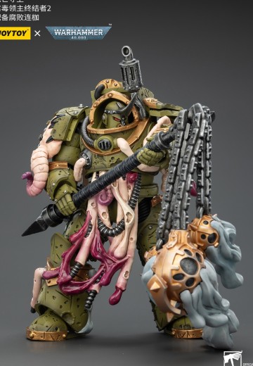 战锤40000 死亡守卫 腐毒领主终结者2 配备腐败连枷 | Hpoi手办维基