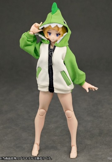 派对动物女孩 家居服 恐龙连帽衫