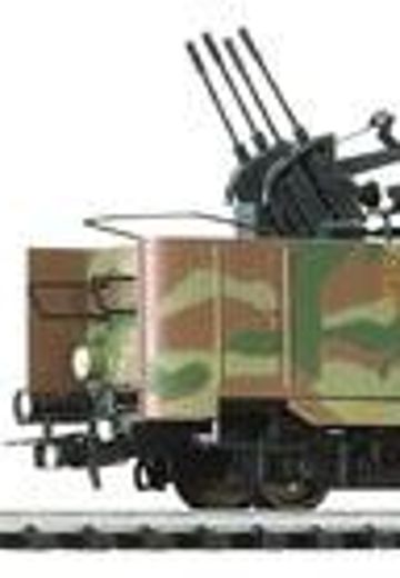 1/87 HO比例 铁路防空车 4轴 | Hpoi手办维基