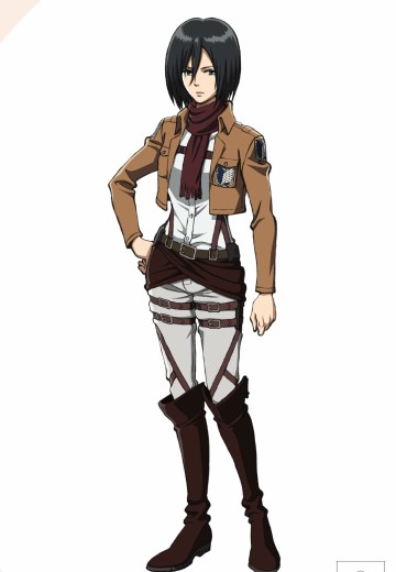 Look up 进击的巨人 三笠·阿克曼 | Hpoi手办维基