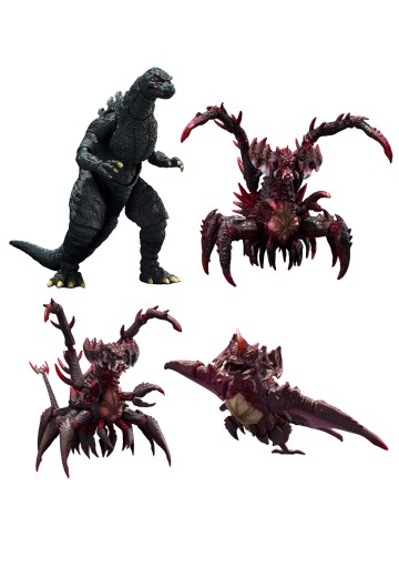 S.H.MonsterArts 哥斯拉二世&戴斯特洛伊亚进化套装