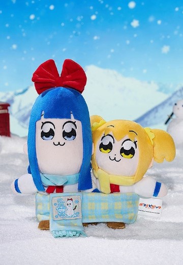 Pop Team Epic 冬日和系列 围巾玩偶套组 | Hpoi手办维基