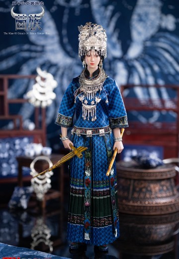 56个民族之 苗族 红色/蓝色 | Hpoi手办维基