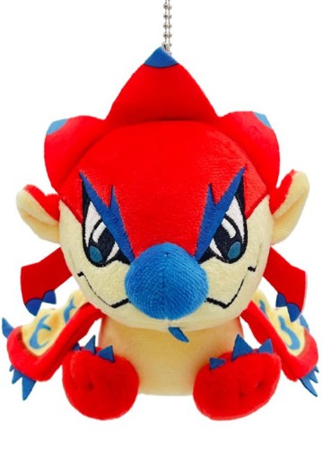 怪物猎人：荒野×大川buku 毛绒挂件 雄火龙 | Hpoi手办维基