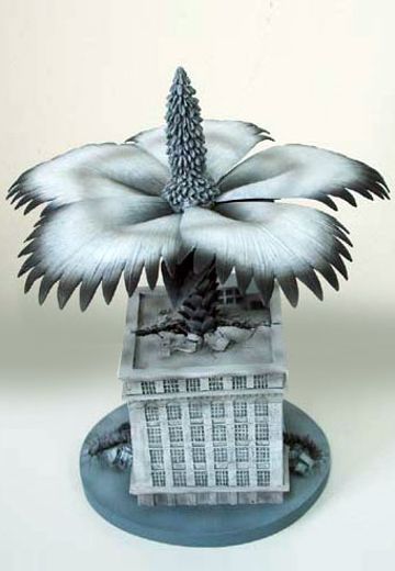 大怪兽系列 奥特Q编 巨大植物 究兰（黑白色版） | Hpoi手办维基