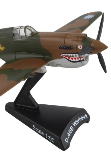 PS5354 P-40“战鹰”战斗机；抗日战争飞虎队地狱天使中队 | Hpoi手办维基