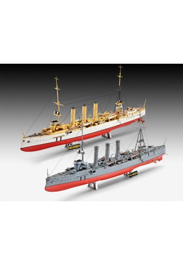 05500 1/350 德国皇帝海军 巡洋舰 德累斯顿&埃姆登 | Hpoi手办维基