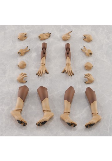 KEMOPLA No.KO-02RJW 手脚零件套装 01（日本狼配色）