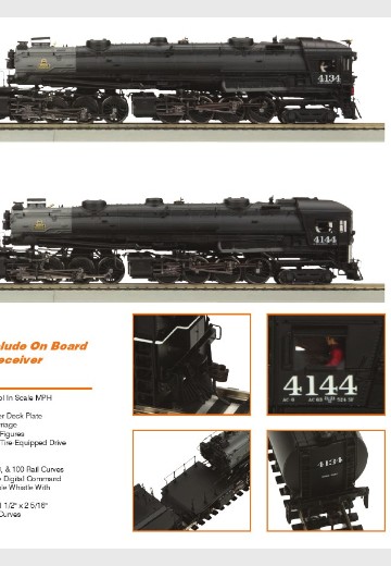 80-3180→3183 南太平洋铁路AC6前置驾驶室4-8-8-2蒸汽机车火车（2010版） | Hpoi手办维基