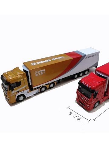 徐工汉风G900 6×4重型牵引卡车+货柜半挂拖车 | Hpoi手办维基