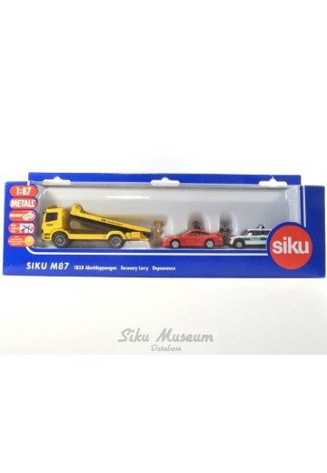 1838 梅赛德斯-奔驰Atego 4×2拖曳卡车+私家车×2 | Hpoi手办维基