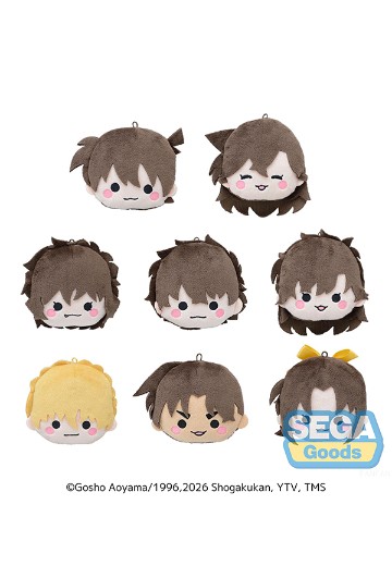 名侦探柯南 和大家在一起-学生篇 脸部毛绒挂件 | Hpoi手办维基