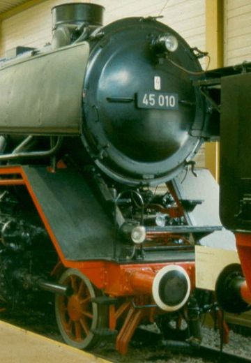 德意志国铁路BR45 2-10-2蒸汽机车火车