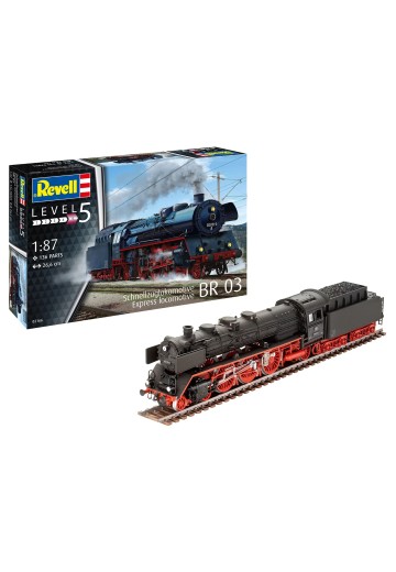 02166 BR03 4-6-2特快列车蒸汽机车＆煤水车 | Hpoi手办维基