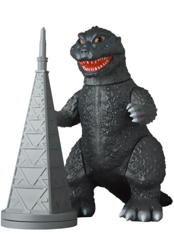 哥斯拉（1954）第三造型 手偶版 电视塔袭击版本出现