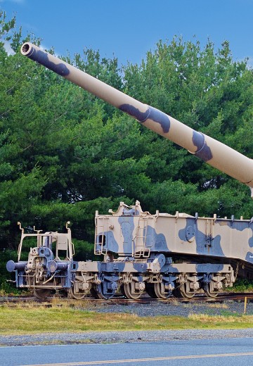 28cm K5铁道炮