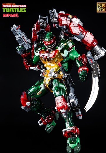MechaHeat系列 合金机甲 机甲忍者龟 拉斐尔 彩透版
