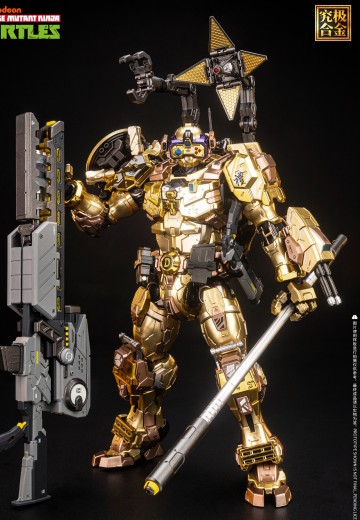 MechaHeat系列 合金机甲 机甲忍者龟  多纳泰罗 金耀版