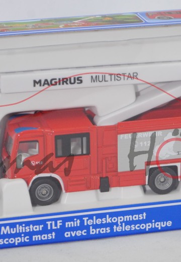 1749 马基路斯八爪鱼灭火消防车+伸缩桅杆 依维柯4×2底盘