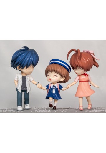 CLANNAD 光之彼岸 迷你尺寸 冈崎朋也、冈崎渚、冈崎汐 | Hpoi手办维基