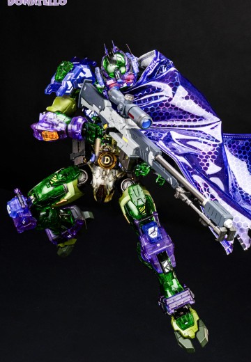 MechaHeat系列 合金机甲 机甲忍者龟 多纳泰罗 彩透版