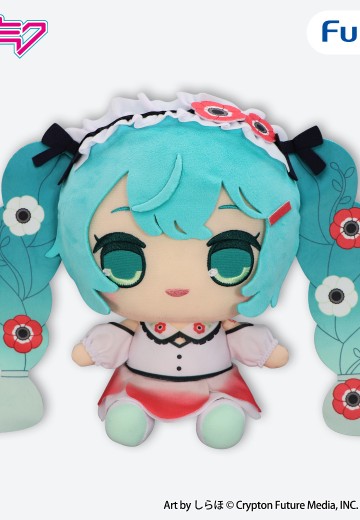 圆滚滚大毛绒玩偶 初音未来 银莲花 | Hpoi手办维基