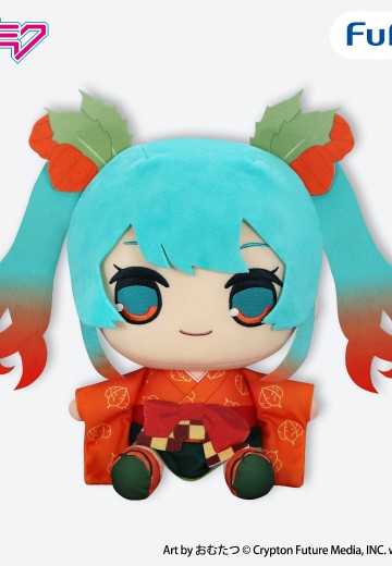 圆滚滚毛绒玩偶 初音未来 酸浆果