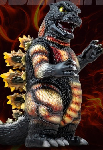 黄金红莲哥斯拉（(黑色+透明內喷金色火炎版本）