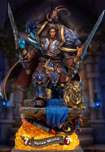 炉石传说 瓦里安·乌瑞恩1/10典藏雕像 | Hpoi手办维基