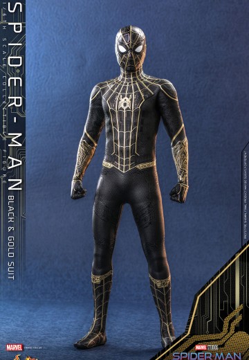 MMS610 《蜘蛛侠: 英雄无归》蜘蛛侠 (黑金战衣) | Hpoi手办维基
