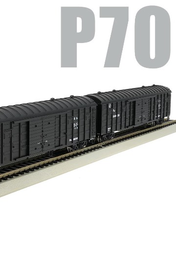 P70铁路棚车 2辆套装