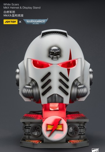 战锤40000 白疤军团 MkX头盔和底座