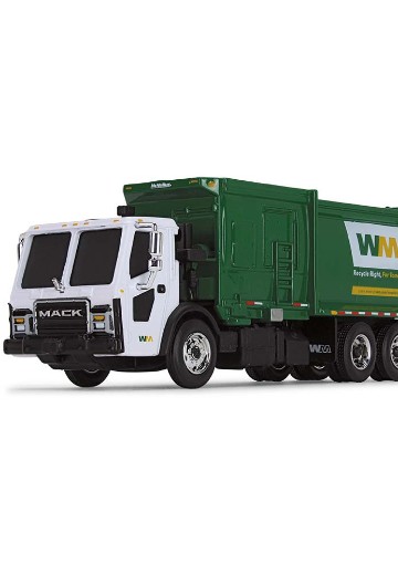 80-0355 马克LR McNeilus ZR Side垃圾运输卡车；WM公司