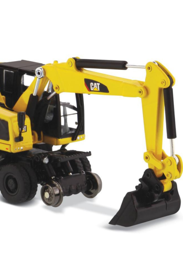 HO比例 85612 卡特彼勒CAT M323F公铁两用轮式挖掘机；安全黄 | Hpoi手办维基