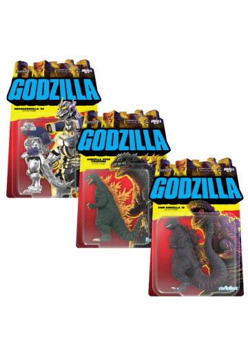 东宝可动人偶系列10 哥斯拉2000（蓄能版）、机械哥斯拉（2002）与新哥斯拉 | Hpoi手办维基