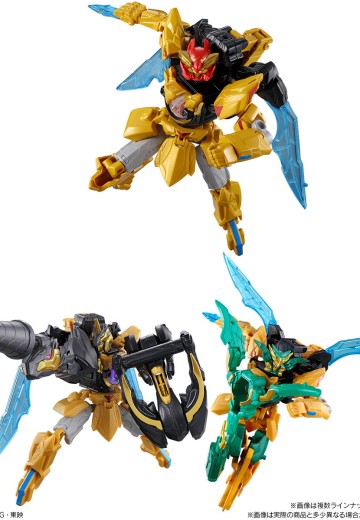 迷你塑料模型 头号合体系列02 手誓剑&飞鹰弓50&独角钻50