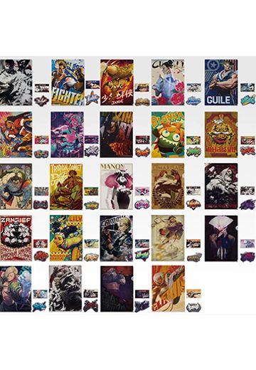 一番赏 街头霸王 6 H 赏 文件夹＆贴纸套装